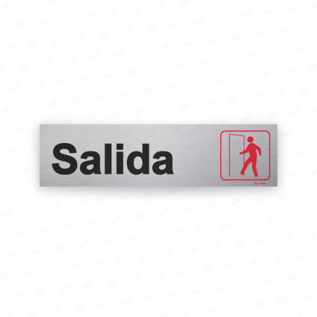 ‣ Rótulo Aluminio Salida Horiz... | SIGO