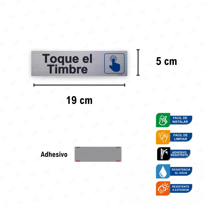 ‣ Rótulo Aluminio Toque... | SIGO