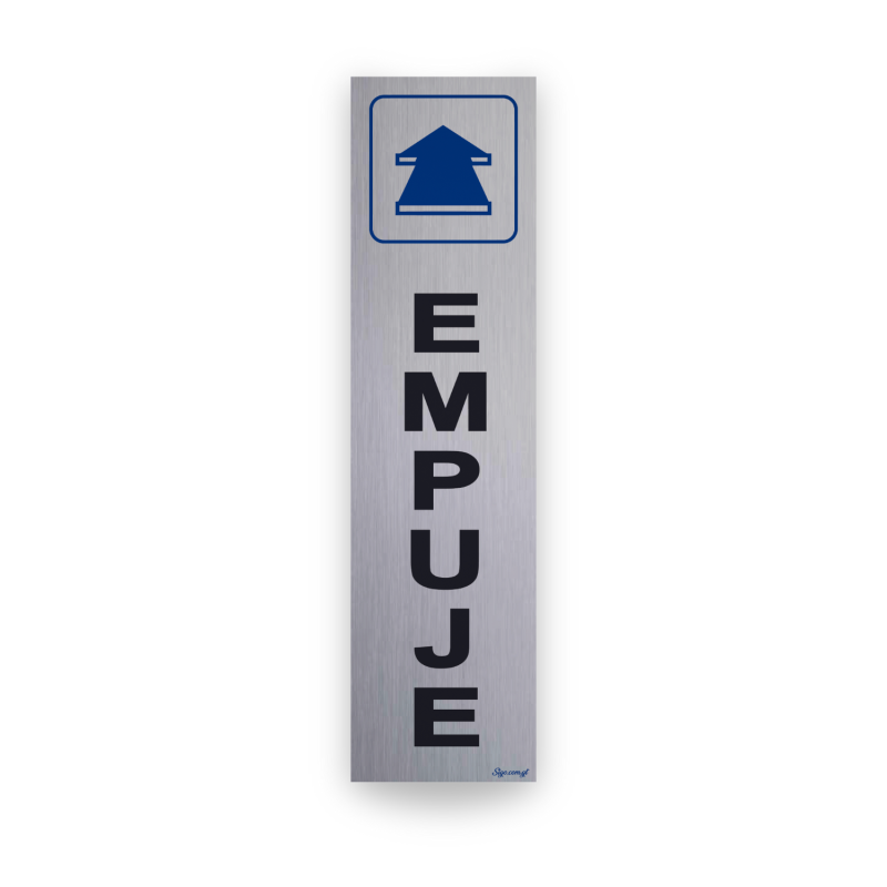 ‣ Rótulo Aluminio Empuje Vert... | SIGO