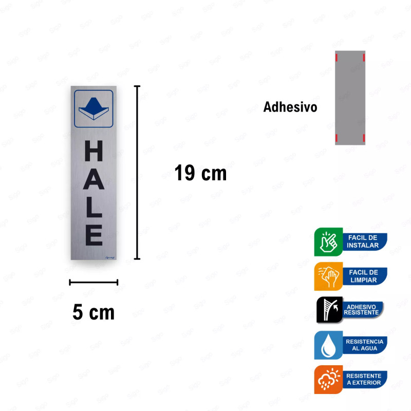 ‣ Rótulo Aluminio Hale Vertic... | SIGO