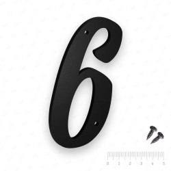 ‣ Números Plástico con Tornillos ‒ No. 6 | SIGO