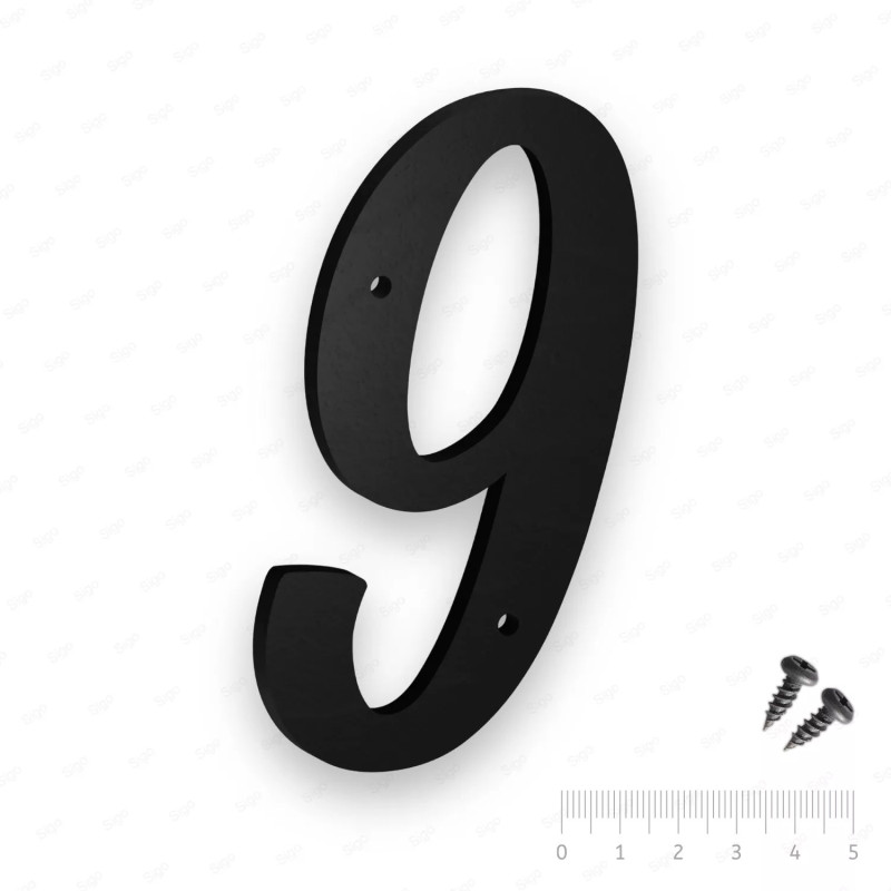 ‣ Número De Plástico con Tornillos No. 9 | SIGO