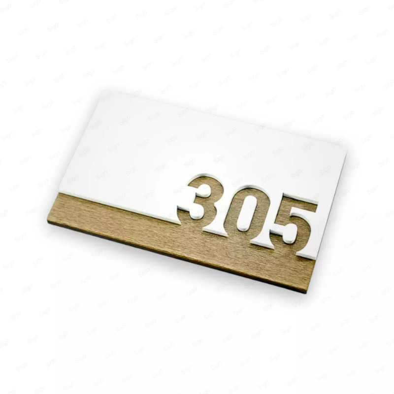 ‣ Rótulo Identificador Puerta | Mod. 07... | SIGO