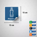 Sticker Reciclaje | Plástico, Rótulos de Reciclaje