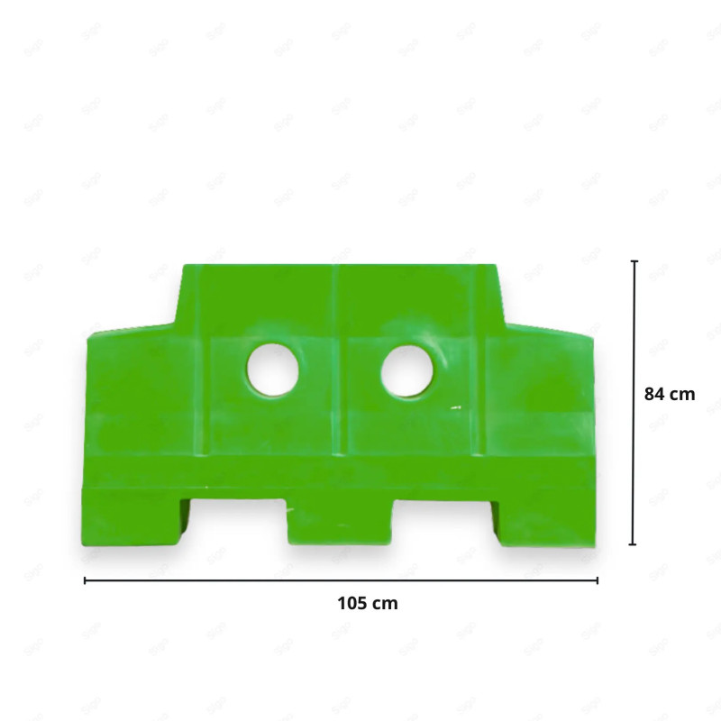 ‣ Barrera Vial tipo Jersey Verde | Sigo