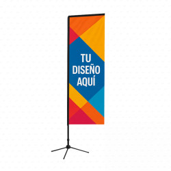 ‣ Bandera Promocional Rect. 80x250 cm | SIGO