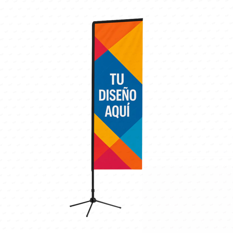 ‣ Bandera Promocional Rect. 80x250 cm | SIGO