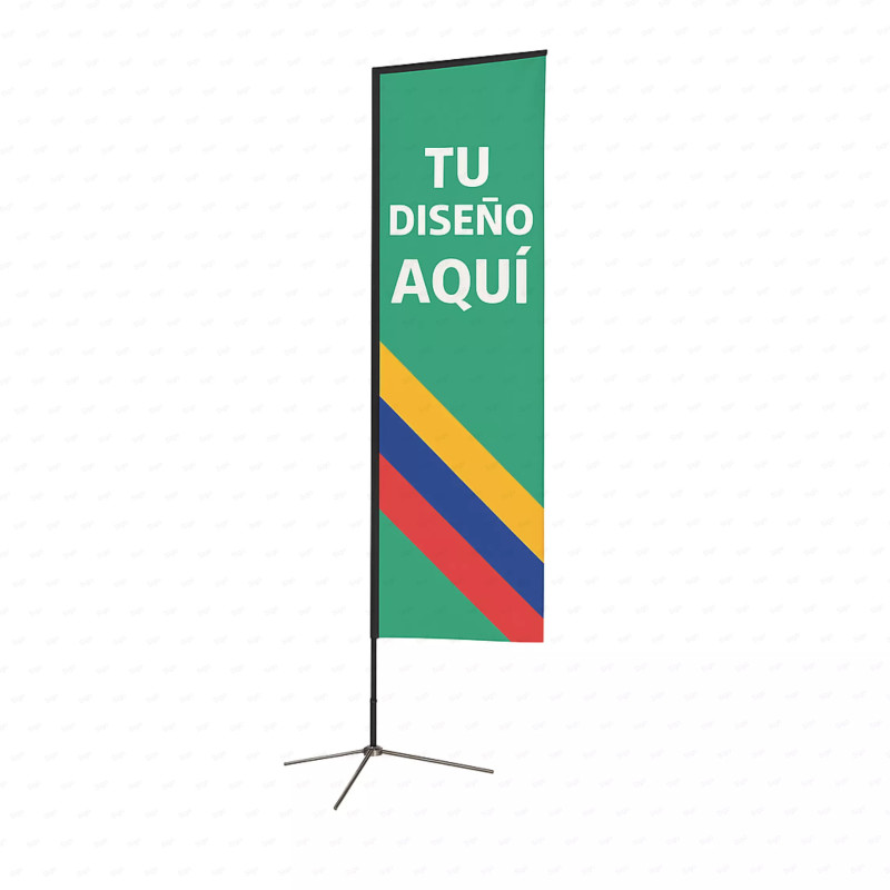 ‣ Bandera Promo Rectangular 80x350 cm | SIGO
