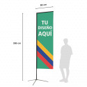 ‣ Bandera Promo Rectangular 80x350 cm | SIGO