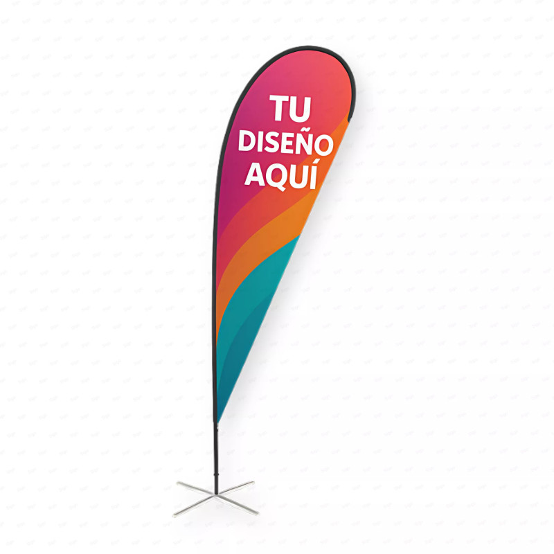 ‣ Bandera Promocional Gota 3 m | SIGO