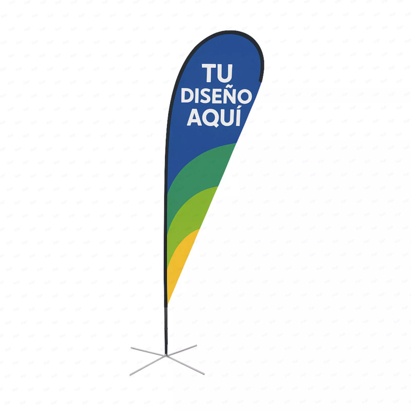 ‣ Bandera Promocional Gota 3 m | SIGO