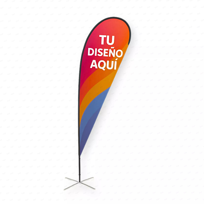 ‣ Bandera Promocional Gota 4 m | SIGO