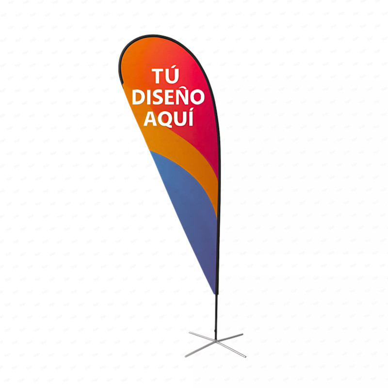 ‣ Bandera Promocional Gota 4 m | SIGO