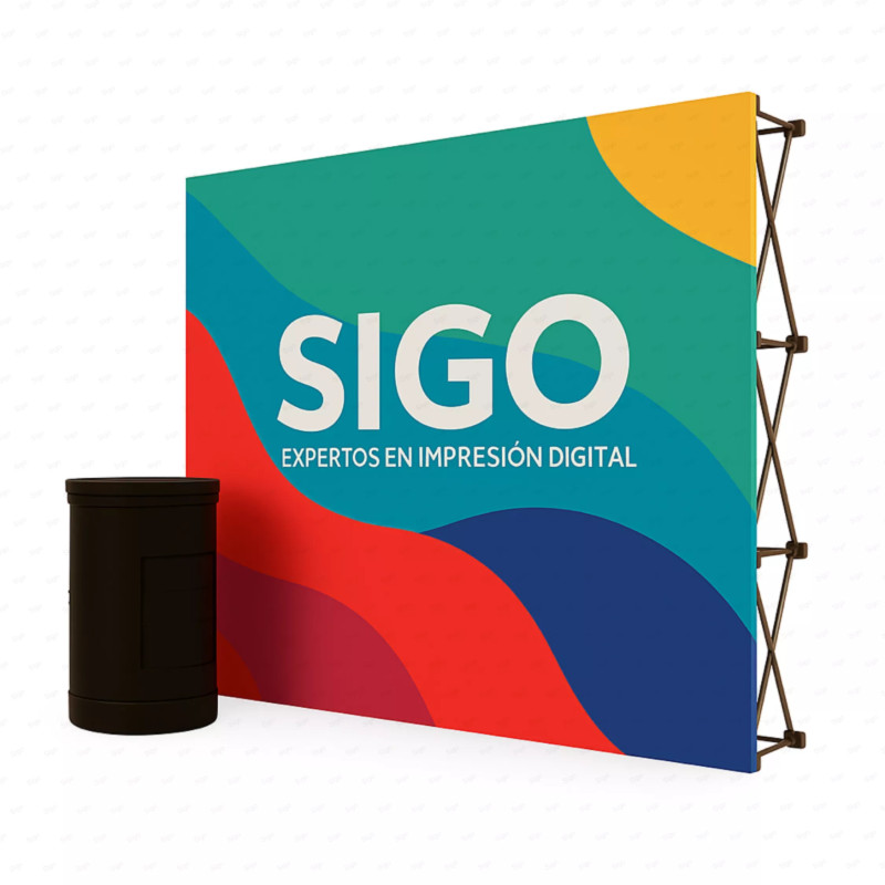 ‣ Pared Promocional Recta Ideal en Guatemala | SIGO