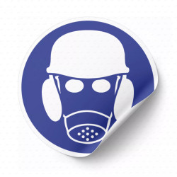 ‣ Uso Obligatorio: Máscara, Protección & Casco | SIGO