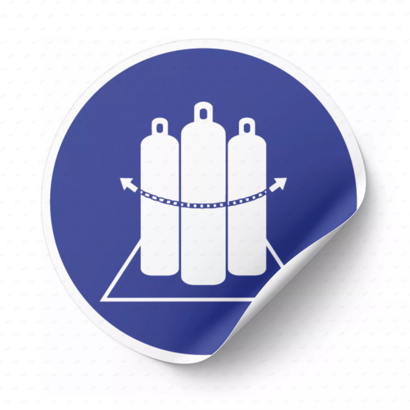 ‣ Calcomanía: Mantener Sujetados los Cilindros... | SIGO