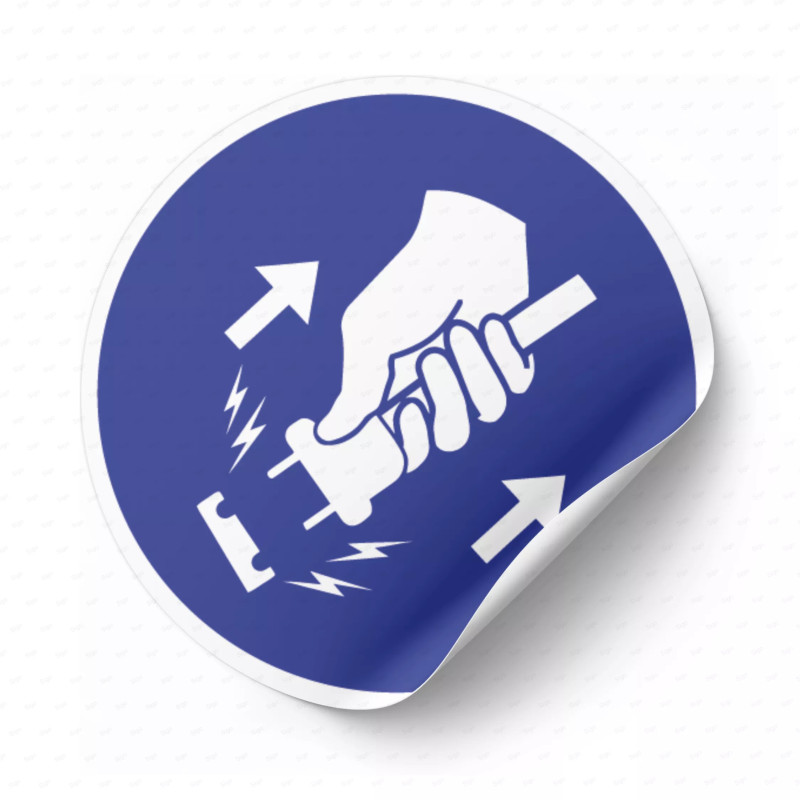 ‣ Calcomanía: Obligatorio Desconectar... | SIGO