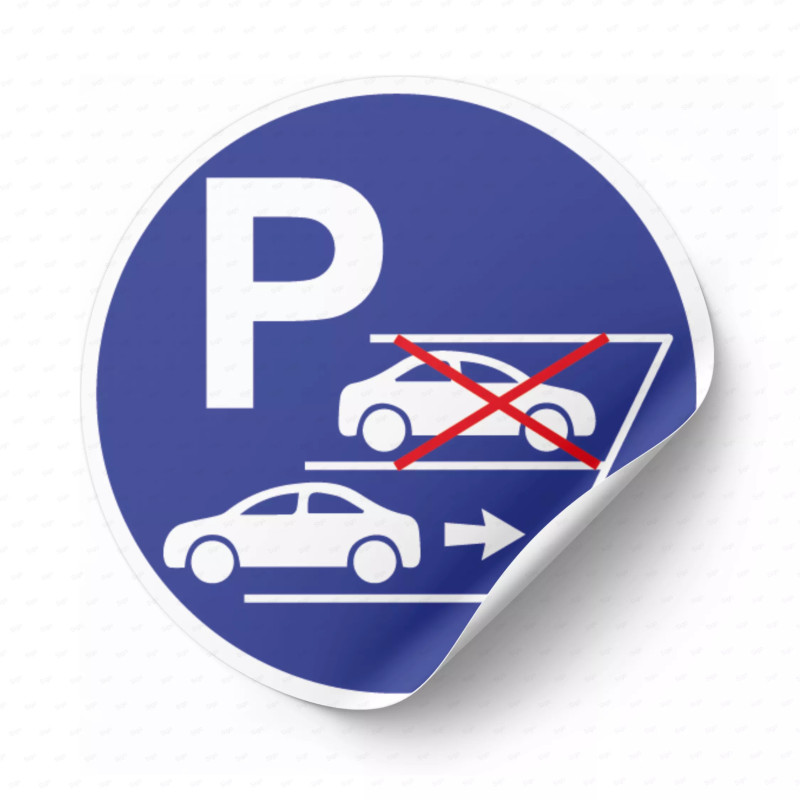 ‣ Calcomanía Obligatorio Estacionarse Reversa... | SIGO
