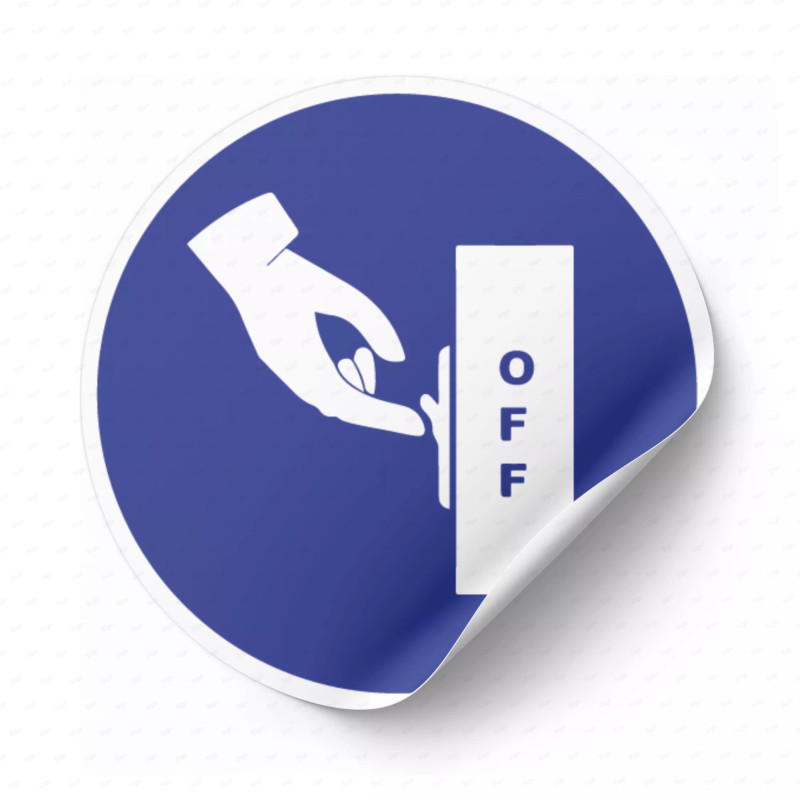 ‣ Calcomanía Apague Cuando No se Use... | SIGO