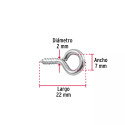 ‣ Armellas Cerradas 17x40 Blíster 20 Unidades | Fiero