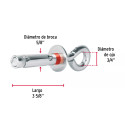 ‣ Perno Expansivo Ø 5/8" x 3 5/8" | Armella Cerrada Fiero