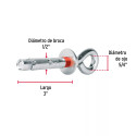 ‣ Perno Expansivo Ø 1/2" x 3" | Armella Cerrada | Fiero