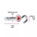 ‣ Taquetes 16x90 mm con armella | Fiero