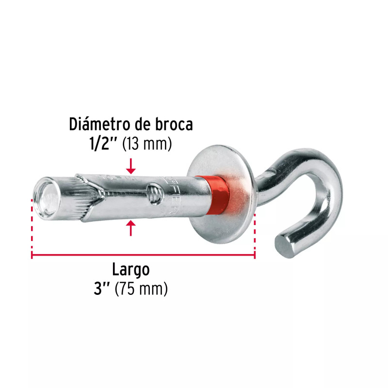 ‣ Taquetes expansivos 12x75 mm... | Fiero