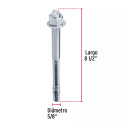 ‣ Taquetes arpón 5/8" x 8-1/2", Caja 25 uds | Fiero
