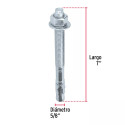 ‣ Taquetes arpón 5/8" x 7" FIERO | Fiero