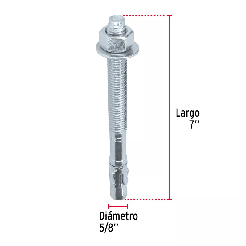 ‣ Taquetes arpón 5/8" x 7" FIERO | Fiero