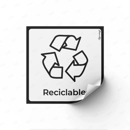 Sticker Reciclaje | Reciclable