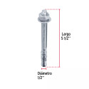 ‣ Caja 25 taquetes arpón 1/2" x 5-1/2", FIER... | Fiero