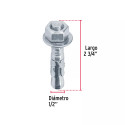 ‣ Caja 50 taquetes arpón 3/8"x5"... | Fiero
