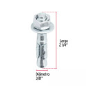 ‣ Caja 50 taquetes arpón 3/8" x 2-1/4" FIERO... | Fiero
