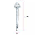 ‣ Caja 100 taquetes arpón 1/4" x 3-1/4" ... | Fiero