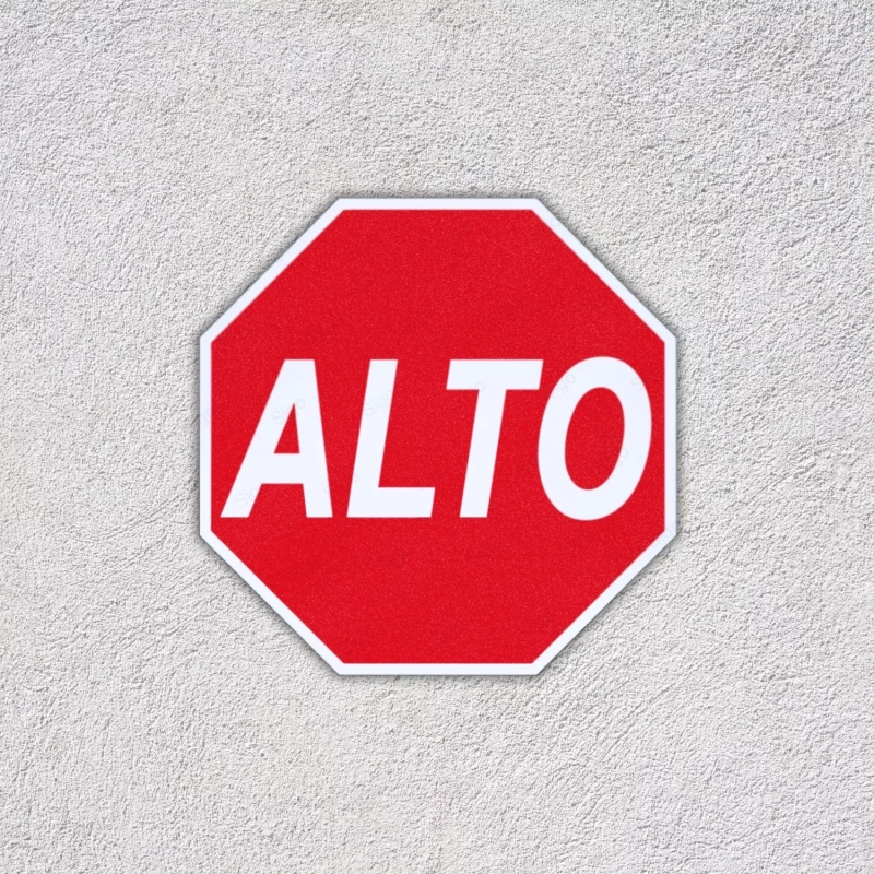 ‣ Rótulo Alto Peq. para Seguridad | SIGO
