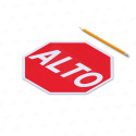 ‣ Rótulo Alto Peq. para Seguridad | SIGO