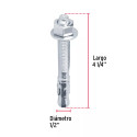 ‣ Taquetes arpón 1/2" x 4-1/4", caja 25 unid... | Fiero
