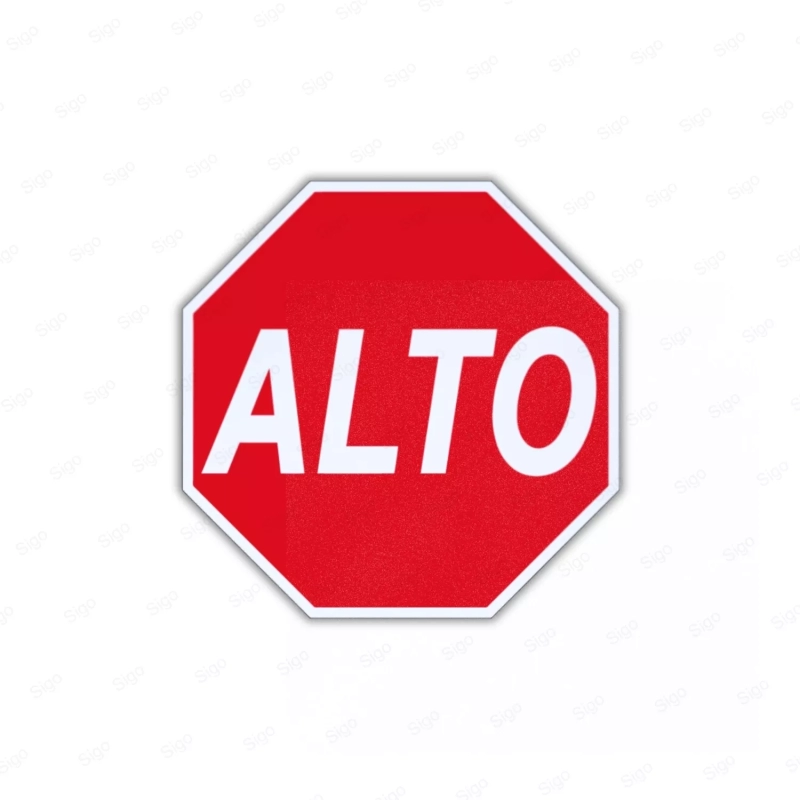 ‣ Rótulo Alto Peq. para Seguridad | SIGO
