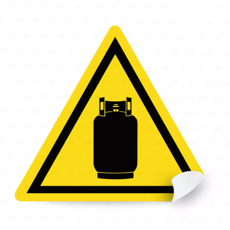 ‣ Calcomanía Cuidado Tanque Gas | SIGO