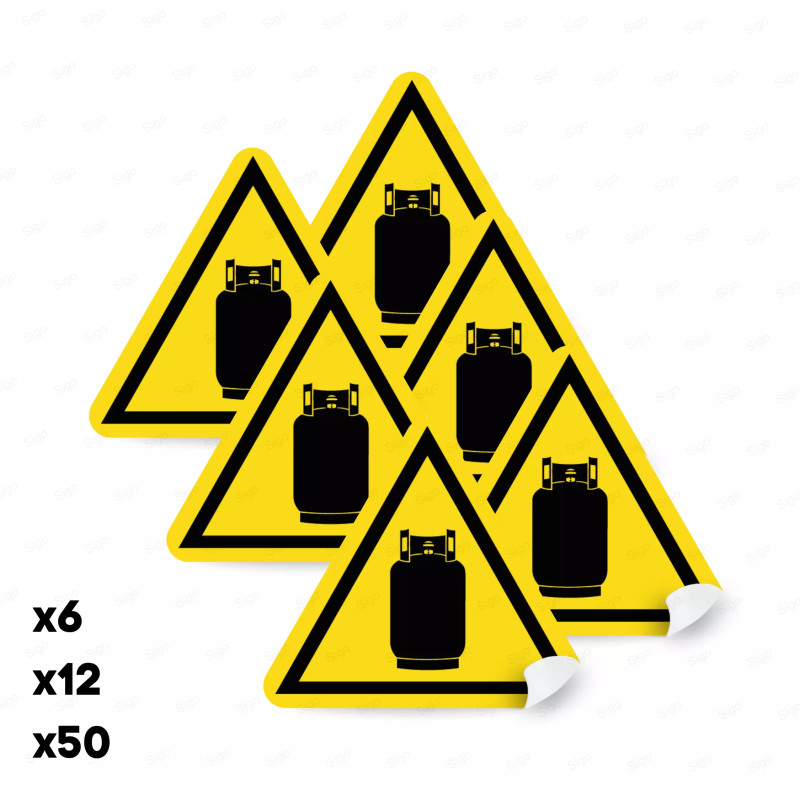 ‣ Calcomanía Cuidado Tanque Gas | SIGO