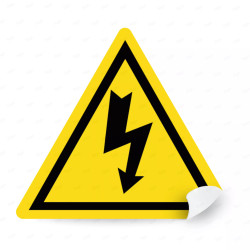 ‣ Calcomanía Riesgo Eléctrico... | SIGO