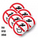 Calcomanía de Prohibición Agua No Potable | PR-1046