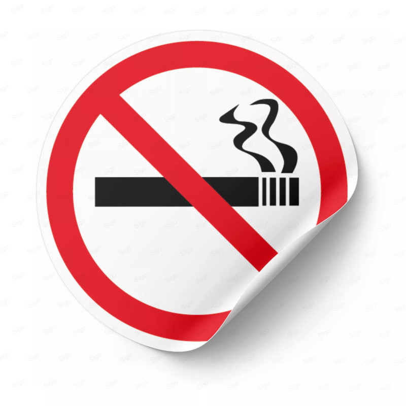 Calcomanía de Prohibición No Fumar | PR-1000