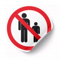 ‣ Calcomanía Prohibido Menores de Edad... | SIGO