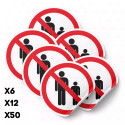 ‣ Calcomanía Prohibido Menores de Edad... | SIGO