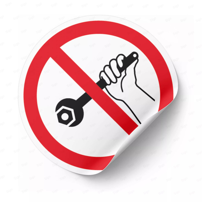‣ Calcomanía Prohibido Reparar sin Aut... | SIGO