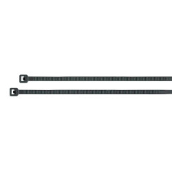‣ Bolsa 100 Cinchos Plásticos 18 Lb, 200X2.5 Mm, Negros | Volteck