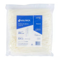 ‣ Bolsa 1000 Cinchos Plásticos 40Lb Naturales | Volteck